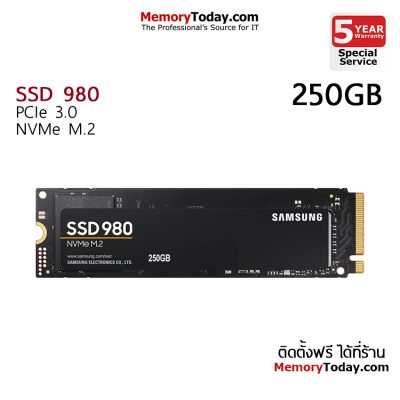 SAMSUNG 980 M.2 NVMe SSD 250GB (MZ-V8V250BW)