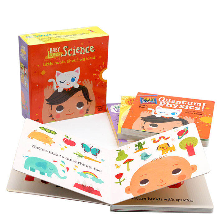 200100 English original baby love science 4 volumes baby love science