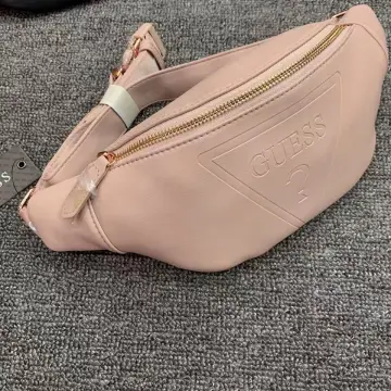 Guess pink belt on sale bag