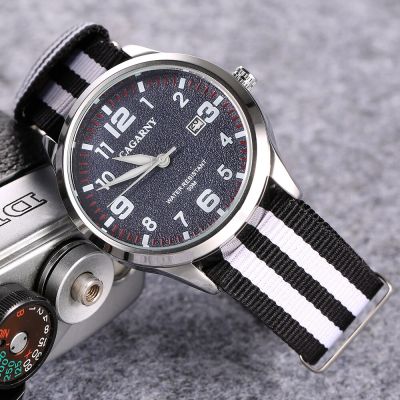 Silver Black Watch Men Quartz Wristwatches Man Top Luxury Brand Cagarny Mens Watches Waterproof Date Dropship Relogio Masculino