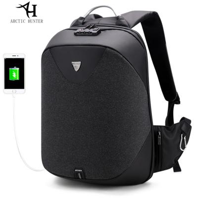 TOP☆ARCTIC HUNTER Brand Extreme Anti theft Laptop Backpack fits up to 15.6" Computer with USB Charge Port