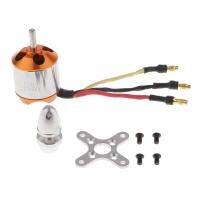 A2212 Brushless RC Motor KV2700 มอเตอร์ไร้แปรง แกนเรียบ พร้อมชุดสกรูและฐานยึด