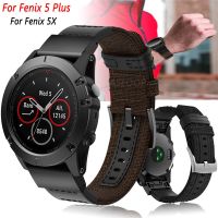 สายนาฬิกาไนลอน1 26มม. 22มม. สำหรับ Garmin Fenix 6X 6 Pro 7X 7สายรัดข้อมือ5 5X บวก Enduro 2สายรัดข้อมือปล่อยอย่างรวดเร็ว