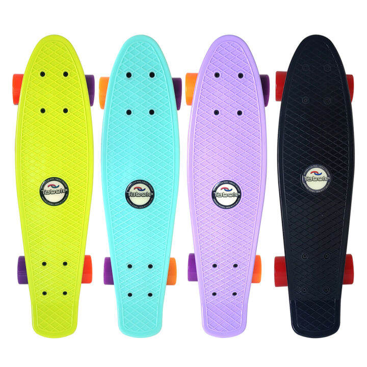 tabole-cruiser-skateboard-for-beginners-kids-boys-and-girls-pu-4-colors-22in-1ea