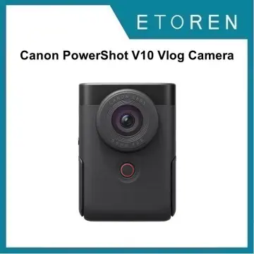 Canon PowerShot V10 Vlog Camera for Content Creators, Silver 5946C002