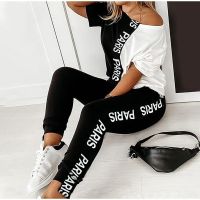 【DT】hot！ 2 Pieces Set 2023 summer new womens black white letters strapless dress printing dropshipping ZXP9578