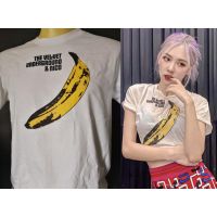 เสื้อวงนำเข้า The Velvet Underground &amp; Nico Rose BLACKPINK Andy Warhol Pop Art Gildan T-shirt สี ปี