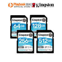 Kingston Canvas Go Plus 64GB/128GB/256GB การ์ดหน่วยความจำ SD สำหรับกล้อง DSLR และ Mirrorless