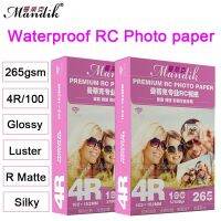 {Kobayashi copy paper} 265G กันน้ำ RC 4R รูปถ่ายผิวมัน/ซาติน/ผิวขรุขระ/เนียนสี่ประเภทพื้นผิวสำหรับเครื่องพิมพ์หมึกสี