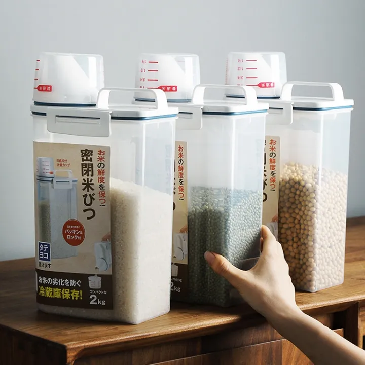 Japan ricer box insect-resistant seal grain receive a case the kitchen ...