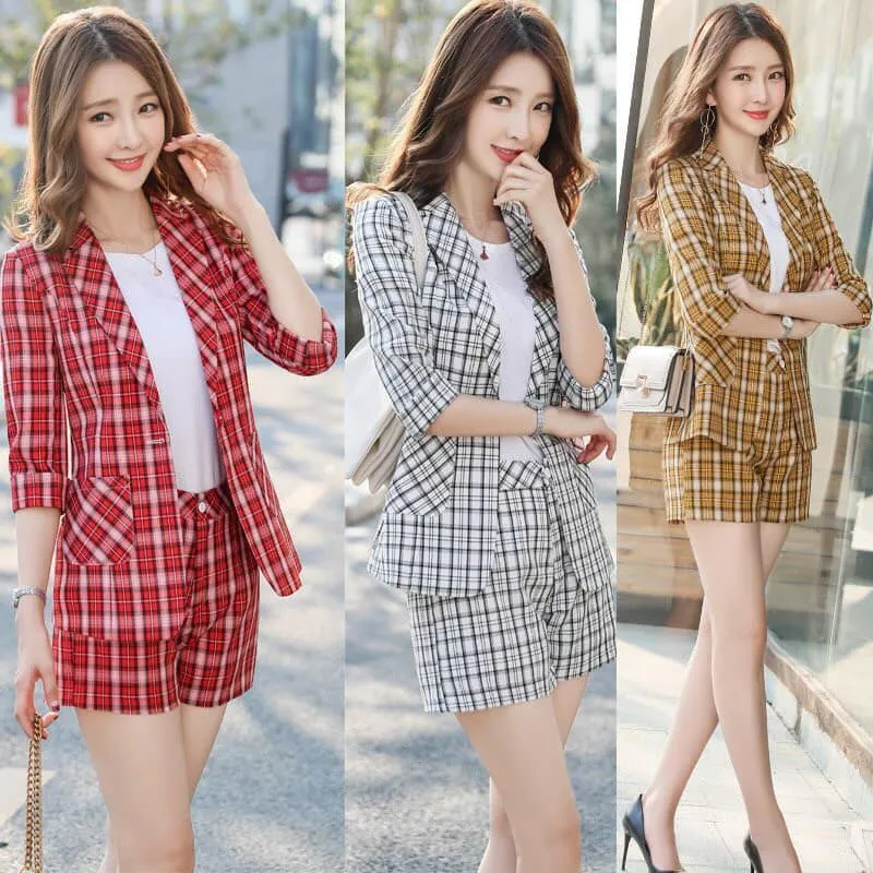 Top 50 ảnh về set áo vest quần short caro  NEC