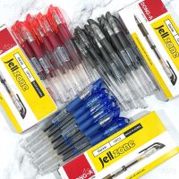 [กล่อง 12ด้าม] ปากกาเจล หัวเข็ม DONG-A Jell Zone ขนาด 0.5 มม. ปากกา สีน้ำเงิน/แดง/ดำ