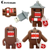 【CW】 Cartoon Pen Drive 64GB Japanese Domo Kun Girl Lovely Creative USB Flash Drive 4GB 8GB 16GB 32GB USB Flash Memoria Stick Disk