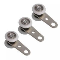 ✷₪ 10PCS 40x19mm Metal Bearing Pulley Block with Two Plastic Wheel for Wardrobe Cupboard Window Cabinet Sliding Doors