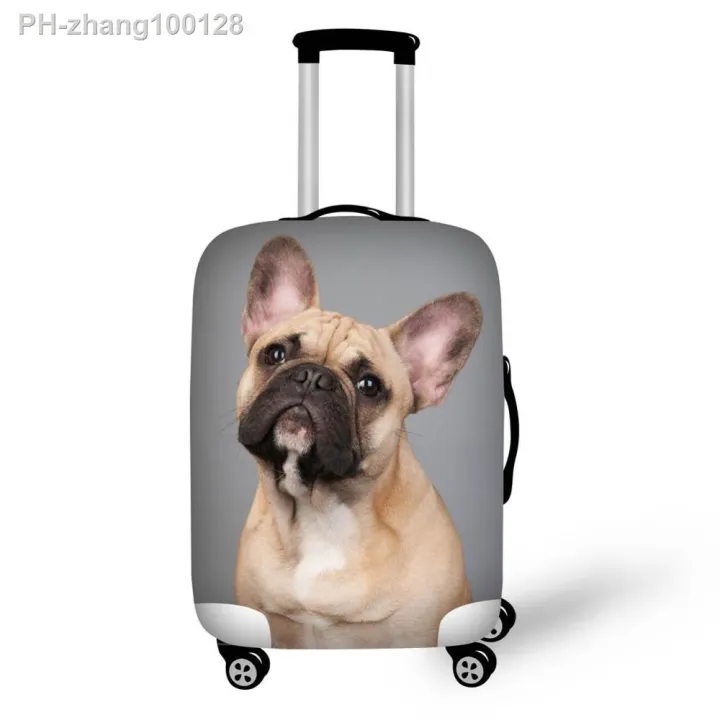 french-bulldog-print-travel-luggage-dust-cover-stretch-protective-suitcase-cover-for-18-32-trolley-trunk-case-waterproof