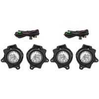 4x Car Fog Light Lamp Kit with Harness Relay Bulb Switch Styling for MK7 2012 2013 2014 2015 2016