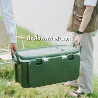 New Arrival Cooler Box 35L with TABLE กระติกน้ำแข็งตั้งวง กระติกพร้อมโต๊ะตั้งวง แบบพับเก็บได้ ขนาด 35 ลิตร AG993T