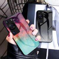 Nana Ko Electron】สำหรับ Huawei Nova 7 9 10เคสโทรศัพท์ Se P20 Huawei P10 P30ปลอกกระจกนิรภัยกรอบ TPU แบบนุ่มฝาหลังกันกระแทกแบบแข็ง