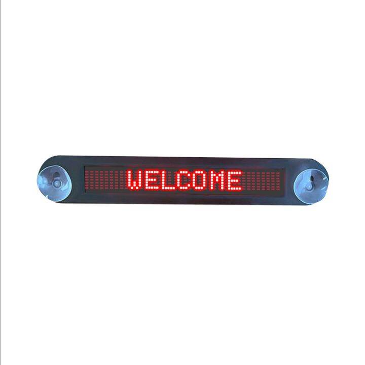 LED Display On Car Rear Window LED Car Sign Expression Screen