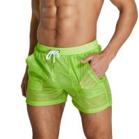 2022 New Summer Board Shorts Mens Beach Surfing Shorts Sexy Transparent Nylon Quick-dry Shorts Aquatics Gyms Bathe Swim Shorts