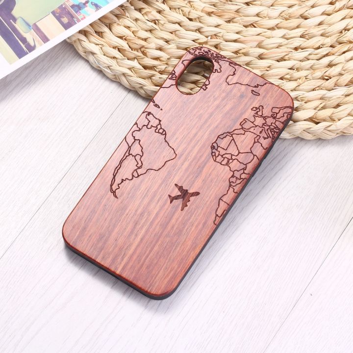 passport-flight-travel-world-map-engraved-wood-phone-case-funda-for-iphone-14-14pro-14plus-13promax-13-12-11