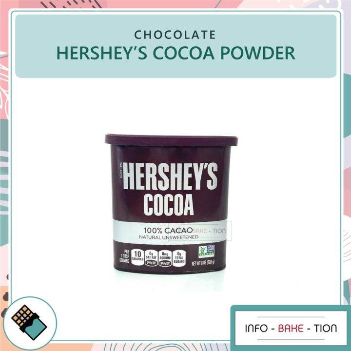 Hershey's Cocoa Powder 100 COCOA Natural Unsweetened 226g Lazada