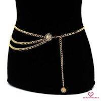 NFW♥ashion Belt Hip High Waist Gold Narrow Metal