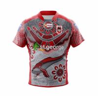 ST.GEORGE DRAGON  Indigenous Rugby Jersey Sport Shirt S-5XL
