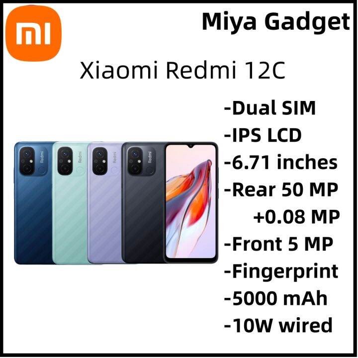 [Malaysia Set] Xiaomi Redmi 12C (6GB RAM+128G ROM) New With 1 Year
