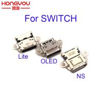 สำหรับสวิตช์ NS ที่ชาร์จ Usb ของแท้ OLED ช่องเสียบพอร์ตล็อตสำหรับ Nintendo Switch Lite Console Power Connector Type-C Socket Port