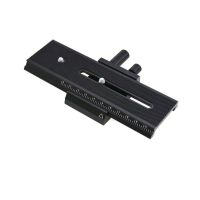 LP-01 LP01 Movable 2 Way Macro Focusing Rail Slider สีดำ