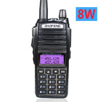 จริง8วัตต์แบบพกพาวิทยุ FM เครื่องส่งรับวิทยุ B Aofeng UV-82 Dual PTT สองทาง Vhf Uhf มือสมัครเล่นวิทยุรับ UV 82สองทาง Transmiter