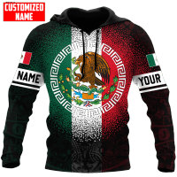 2023 New All Gender Fashionable Mens 3d Hooded Jacket with Zipper, Pullover, Casual Jacket, Printed with Mexican Flag, Aztec Tdd146 popular