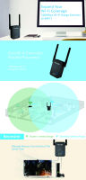 PIX LINK WIRELESS-N LV-WR16 TWO ANTENNAS ตัวขยายสัญญานอินเตอร์เน็ต ini Router WiFi RepeaterโหมดAccess Pointเสาอากาศ2.4G