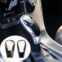 ภาพใหญ่: ABS Auto Styling Gear Scoop Head Cover ตกแต่งเกียร์เปลี่ยนปุ่มกรอบสติ๊กเกอร์สำหรับ Volvo Xc60 S60 V60 V40 S80 อะไหล่รถยนต์