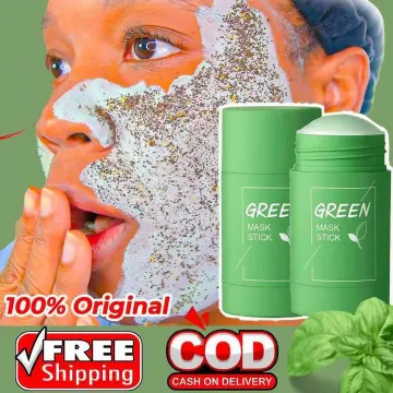 Green Mask Stick Green Tea Mask Moisturizing Oil Control Cleansing Mask -  for Face Shrinkage Pores Removal Anti-acne Mask Facial Care 