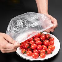 Disposable plastic wrap covers food-grade fresh-keeping bags. cap-type bowl leftovers with elastic mouth kitchen