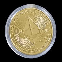 【CC】✧✤  Ether Virtual Currency Foreign Trade Ethereum Antique Collection Commemorative Coins