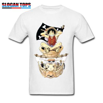 Going Merry Tshirt Men Monkey D Luffy Roronoa Zoro One Piece T Shirt Famous Japan Anime Print Tees Cotton Clothes