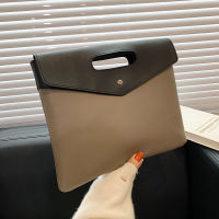 New Small Business Handbag for Men or Women Vintage Casual Papers Bag Fashion Clutch Simple Briefcase ipad Bag Work Bag