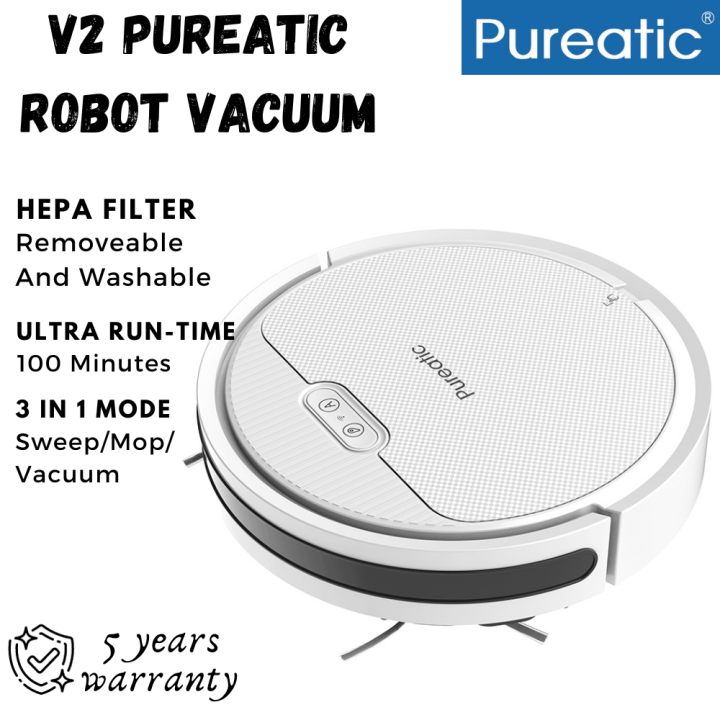 Try your luck 𝐏𝐮𝐫𝐞𝐚𝐭𝐢𝐜 𝐕𝟐 𝐑𝐨𝐛𝐨𝐭𝐢𝐜 𝐕𝐚𝐜𝐮𝐮𝐦 𝐂𝐥𝐞𝐚𝐧𝐞𝐫 𝐏𝐨𝐰𝐞𝐫𝐟𝐮𝐥 𝐒𝐮𝐜𝐭𝐢𝐨𝐧 𝐟𝐨𝐫