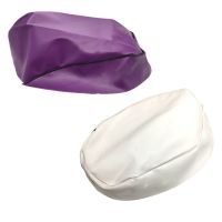 2 Pcs Motorcycle Seat Cover Imitation LeatherSeat Cover for HONDA DIO AF27/AF28 Motorcycle Modification,White &amp; Purple