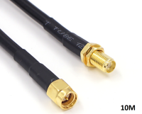 10M RP-SMA Male to Female Plug Low Loss Coaxial Connector 4G ,Wifi Atennas