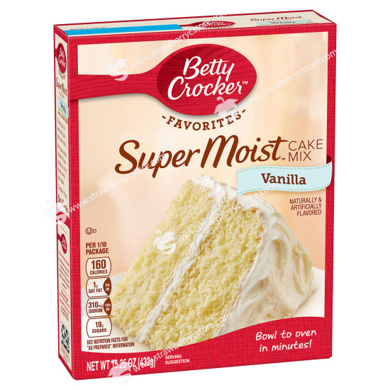 Bột làm bánh pha sẵn vị vani betty crockertm super moisttm favorites - ảnh sản phẩm 1