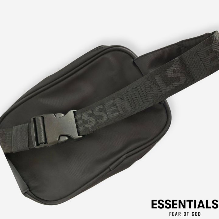 Essentials Waist Belt Bag Embossed FOG Beige Fanny Pack NEW Hypebeast