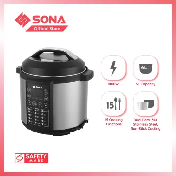 Sona electric pressure cooker hot sale