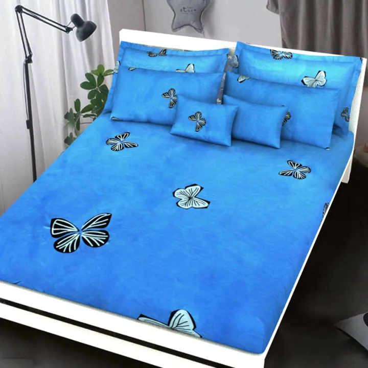 Printed Bed sheet Collection 3in1 Bedding Set ( 2 pillowcases and 1