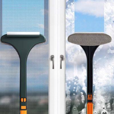 Multifunctional Anti-mosquito Screen Brush Glass Brush Dry And Wet Dual-use Household Cleaning Dust Brush Window Cleaning Tool