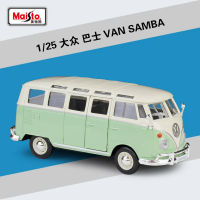 Maisto 1:25รถตู้โฟล์คสวาเกน SAMBA Bus ดัดแปลงเวอร์ชันการจำลองสูงดายคาสยานพาหนะ B171โมเดลรถอัลลอย