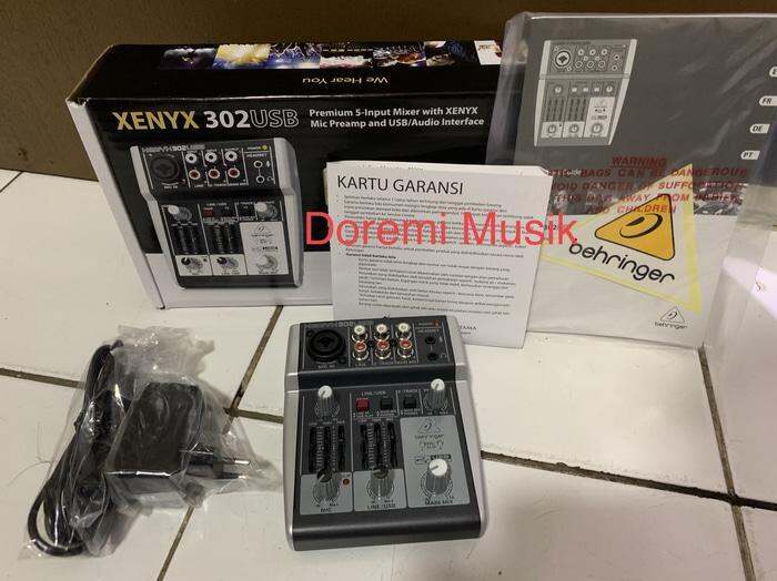 Mixer / Audio Interface 5 Channel Behringer Xenyx 302 USB Original
